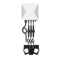 Équipement de mesure triphasé TUYA avec pince ampèremétrique Wifi, moniteur d'énergie, gestion Wifi 120A pour système de gestion de l'énergie domestique