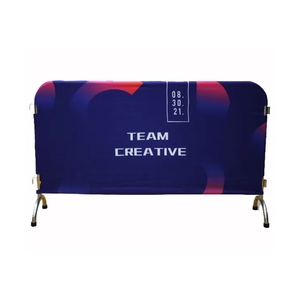 Barrière de police Premium Caution Warp Barrière de rue pour piétons Bannières et couvertures pour la publicité de marque Événements de masse - Product Image 1