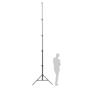 16 'Nhiệm Vụ Nặng Nề Cực Cao Thể Thao Không Khí Đệm Telescoping Ánh Sáng Đứng Với 1/4 "& <span class=keywords><strong>3</strong></span>/<span class=keywords><strong>8</strong></span>" Vít Adapter Bầu Trời Cao <span class=keywords><strong>Tripod</strong></span> - Product Image 1