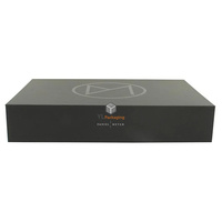 Cajas Rígidas Magnéticas Plegables Personalizadas de Lujo en Negro Mate Hechas a Mano con Laminación Mate para Ropa, Zapatos y Embalaje de Regalos YL Packaging