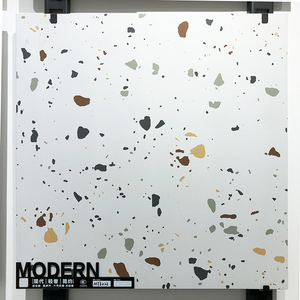 Piastrelle in <span class=keywords><strong>Terrazzo</strong></span> Antiscivolo a Piccole Particelle 600*600, Piastrelle Antiche Opache Impermeabili per Sala da Pranzo e Soggiorno - Product Image 1
