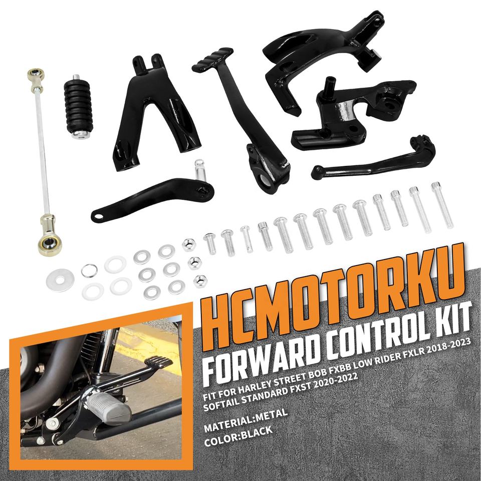 Motorcycle Billet Aluminum Forward Controls Kit Foot Pegs Fit for ...