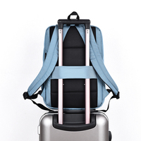 Custom Logo Light Weight 15.6 Inch Laptop Backpacks for Men Waterproof Black High Quality Notebook Outdoor Office Computer