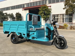Tricycle de transport de marchandises à batterie 72V, best-seller, stable et sûr, avec essieu arrière flottant intégral pour le transport de matériaux sur sites miniers - Product Image 1