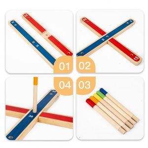 Juego de Lanzamiento de Anillos de Madera para Diversión Familiar, para Interiores y Exteriores, para Fiestas en el Patio Trasero - Product Image 2
