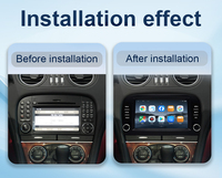 Autoradio Android 7 pouces pour Mercedes Benz SL (2001-2005) - GPS, Android Auto, écran tactile, WiFi intégré, audio haute résolution