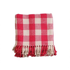 Couverture décorative en coton faite à la main de luxe, motifs indiens personnalisés, pour canapé et literie, idéale pour l'hiver/été, décoration intérieure - Product Image 1