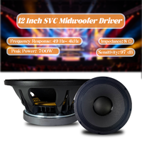 Haut-parleur de graves de 12 pouces, 250W RMS, 350W Max, bobine vocale en cuivre de 75mm, aimant en ferrite de 200mm, prix d'usine OEM en gros