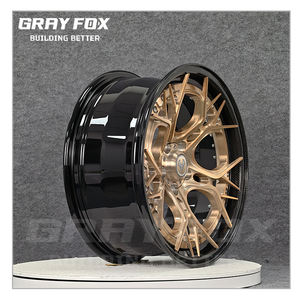 Ruedas de fibra de carbono GRAYFOX doradas cóncavas 18 19 20 pulgadas 5x5x120 112 ruedas forjadas 5x114,3 para 1990 <span class=keywords><strong>Ford</strong></span> Thunderbird <span class=keywords><strong>Super</strong></span> Coupe - Product Image 3