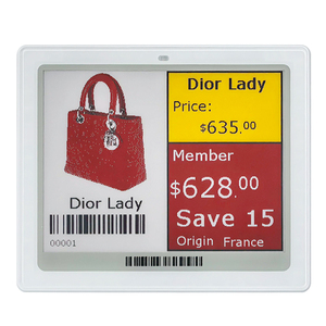 โมดูล epaper 4.2นิ้วสีดำสีขาวสีเหลืองสีแดงฉลากชั้นวางอิเล็กทรอนิกส์4สีจอแสดงหมึกอิเล็กทรอนิกส์หน้าจอกระดาษ E - Product Image 1