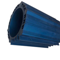Coque de moteur en alliage d'aluminium Nouvelle énergie Huile-Eau Refroidi par air Profil de coque de moteur