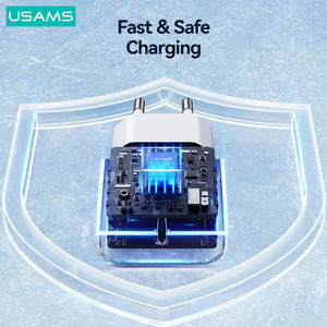 USAMS Original Best Sellers Popular Trending Products 2024 Accesorios electrónicos Cargador de teléfono celular <span class=keywords><strong>para</strong></span> <span class=keywords><strong>Iphone</strong></span> <span class=keywords><strong>Airpods</strong></span> Samsung - Product Image 5