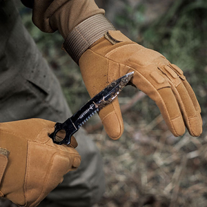 Sarung tangan taktis jari penuh Microfiber, sarung tangan olahraga luar ruangan antilembap EVA bantalan buku jari lembut yang diperkuat telapak tangan antiselip untuk menembak - Product Image 3