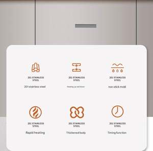 เครื่องทำแพนเค้กไฟฟ้าเชิงพาณิชย์ เครื่องทำขนมแพนเค้กราคาประหยัด เครื่องทำมัฟฟินไข่ - Product Image 6