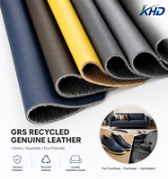 Tissu recyclé de 1,4 mm résistant à l'abrasion, respectueux de l'environnement, en microfibre véritable, cuir PU pour la rembourrage de meubles, canapé