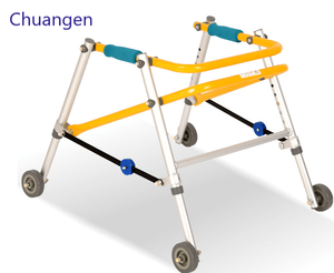 Height Adjustable Aluminum Alloy <strong>Disabled</strong> Person <strong>Disabled</strong> Child Exercise <strong>Walker</strong> with Seat - Product Image 1