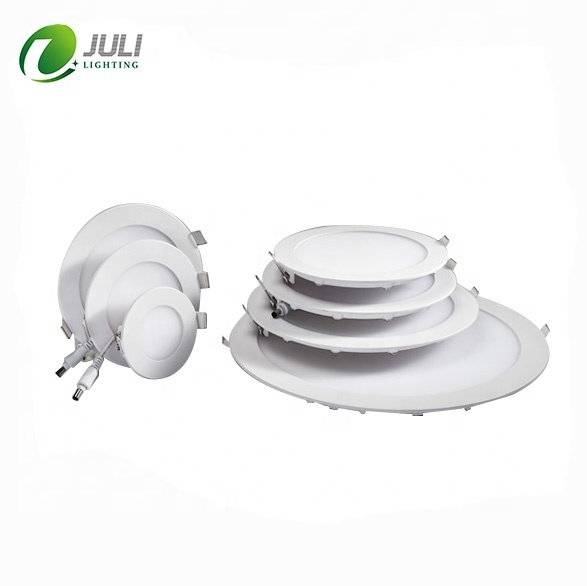 Small Size 3W LED Downlight with Aluminum Housing Round Panel Light for Home Office Flat Panel Lighting