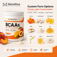 Poudre de pré-entraînement MetaRise BCAA Acides Aminés Certifiée HALAL/KOSHER, Supplément Personnalisable avec Logo pour la Récupération Musculaire et la Croissance Maigre