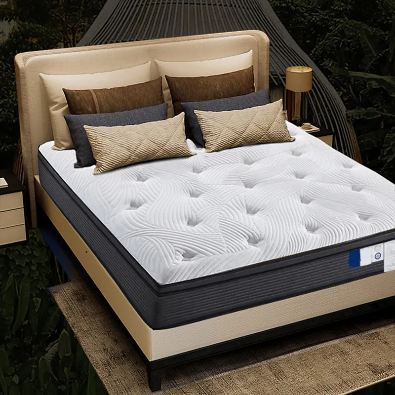 AIDI ที่นอนรับประกัน10ปี,ที่นอน7โซน Matelas ที่นอนสปริงกันลื่นเมมโมรี่โฟมในกล่องฟูกขนาดควีนไซส์