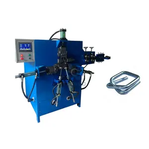 Polyester PP PET composite cord strapping strap band steel frame bracket plate wire packaging buckle bending machine