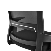 Chaise de bureau moderne blanche en acier design en mousse pivotante avec support lombaire et chaise élévatrice en aluminium pour bureau à domicile en magasin