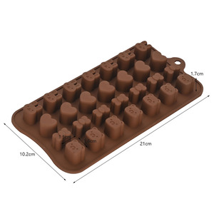 Molde de Silicona de Grado Alimenticio FDA LFGB, Moldes para Hornear DIY, Moldes Personalizados para <span class=keywords><strong>Fondant</strong></span> y Chocolate para Decoración de Pasteles, Accesorios de Cocina - Product Image 3