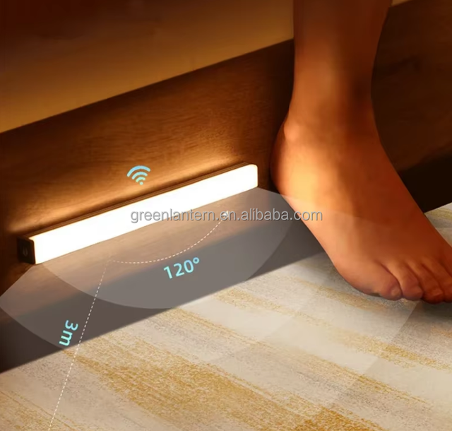 10cm/20cm/30cm/50cm Rechargeable LED Under Kitchen Cabinet Lighting Wireless Motion Sensor Night Light Cabinet Light