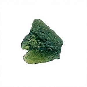 INDIA GEMS Moldavita en Bruto Natural 20x15x5mm Gema Verde Checa Certificada por Terceros Aprox. 10 Quilates para Fabricación de Joyas - Product Image 1