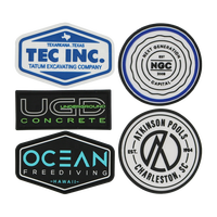 Patch PVC 2D 3D en silicone avec logo pour clubs de paintball, ski, moto, équipement tactique, services médicaux d'urgence, et services d'incendie