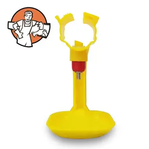 Fengmu Poultry hot sell Water Nipple Drinker with cup For Chicken