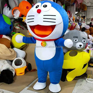 Disfraz Inflable de Doraemon, Traje de Muñeco de Dibujos Animados con Casco, Accesorios <span class=keywords><strong>para</strong></span> Actuaciones, Traje de Gato Doraemon Dingdang - Product Image 2