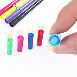 Bolígrafos de colores de acuarela de tinta no tóxica de secado rápido Foska con punta de 1mm para niños adolescentes o cualquier persona con paquete de tubo de tambor transparente - Product Image 4