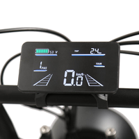 Sepeda Motor Listrik Chopper 20 Inci Ban Lebar 48V 250W Brushless Vintage Cruiser Moped E-Bike untuk Dewasa