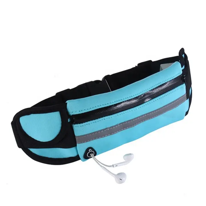Waterproof Nylon Gym Fittnees Outdoor Sports jogging Waist Band Mobile Phone Pouch Bag
