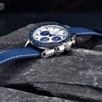 PAGANI DESIGN 2025 Neue Luxus-Sportuhr für Herren aus Edelstahl mit Quarzwerk, Automatischem Datum, Leuchtzeigern, Chronograph und Saphirglas