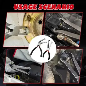 Outil de réparation de disjoncteur de <span class=keywords><strong>ligne</strong></span> de carburant automobile Pince de déconnexion électrique pour voiture Garage Réparation manuelle Outil de <span class=keywords><strong>ligne</strong></span> de fil Outil de véhicule - Product Image 3