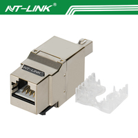 NT K014 STP Dual IDC 180 Derajat Keystone Jack Cat5E Cat6