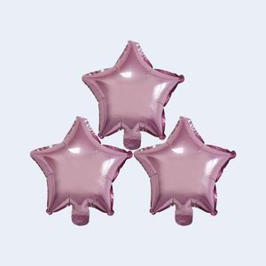 Globos de Papel Metálico en Forma de Estrella Rosa de 10 Pulgadas para Decoración de Fiestas - Product Image 3