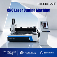 Découpeuse laser à fibre à lit ouvert MAX 3015 avec source 3KW ou 6KW, bleu blanc, processeur CNC pour métaux, certifiée CE