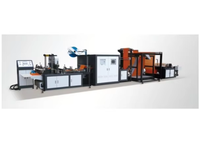 Machine automatique de fabrication de sacs d'épicerie non tissés avec servomoteur