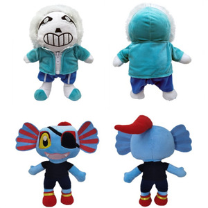 Nuova leggenda <span class=keywords><strong>Undertale</strong></span> senza giocattoli di peluche Action Figure coniglio cane polpo peluche giocattoli di peluche fiore del sole viola ragazza bambola scheletro - Product Image 4