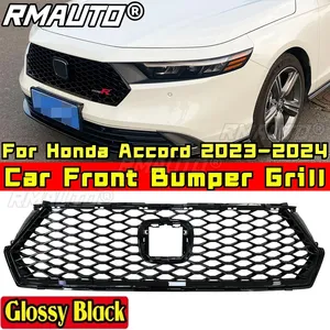 Kit carrosserie pour Accord, calandre avant de voiture, noir brillant, style TYPER, calandre de pare-chocs pour Honda Accord 2023-2024, accessoires de voiture - Product Image 4