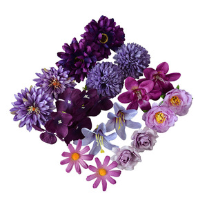 Kit de materiales de flores artificiales Dongchen Crafts, flores de seda para sombreros, mochilas, cajas decorativas, horquillas para el cabello, accesorios para bodas, decoración del hogar - Product Image 5