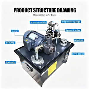 Unité de puissance hydraulique HXZC pour niveleur de quai, avec vannes en acier au carbone et système de contrôle de coupure du moteur pour applications industrielles - Product Image 2
