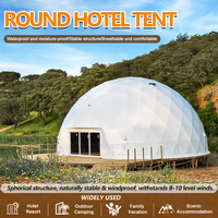 Dôme géodésique de luxe pour hôtel, tente de glamping, tente dôme ronde pour le désert, tente dôme Coody Starry Sky pour le camping