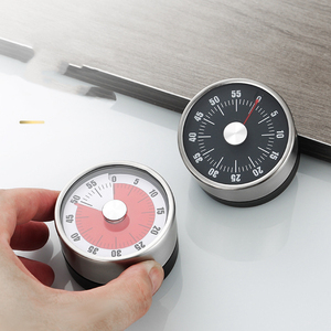 Recordatorio de cocina Temporizador mecánico Reloj despertador giratorio con imán Atracción magnética - Product Image 2