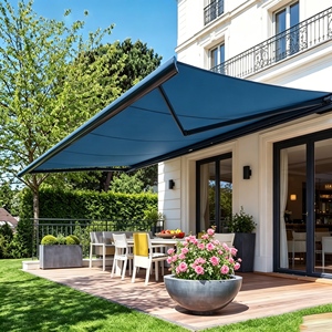 <span class=keywords><strong>Toldo</strong></span> Retráctil Motorizado con Control Remoto, de Tela Impermeable, para Terraza o Balcón de Villas de Alta Gama - Product Image 3