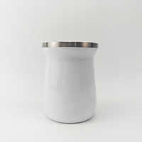 Tasse Yerba Mate à double paroi en acier inoxydable 18/8 avec paille Bombilla Calebasse Tasse à thé à sublimation