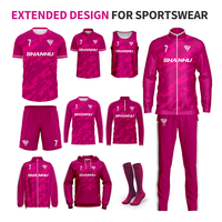 Maillot de football personnalisé OEM ODM, design sur mesure, entièrement sublimé, tissu 100% polyester pour les importateurs de vêtements de sport, équipes de football, vente chaude