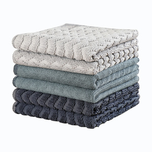 Microfiber Woven 300gsm Square Dish <b>Cloths</b>-Quick-Dry Soft Absorbent Lint-Free Edgeless Machine Washable for Kitchen Bathroom - Product Image 3